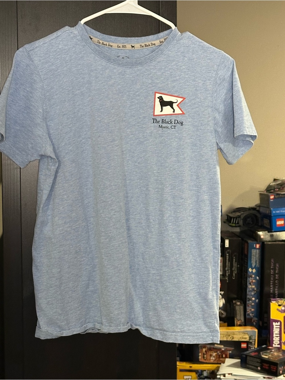 The Black Dog Classic Collection Mystic CT T-Shirt Blue Kids XL